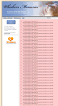 Mobile Screenshot of memories.ewhiskers.com